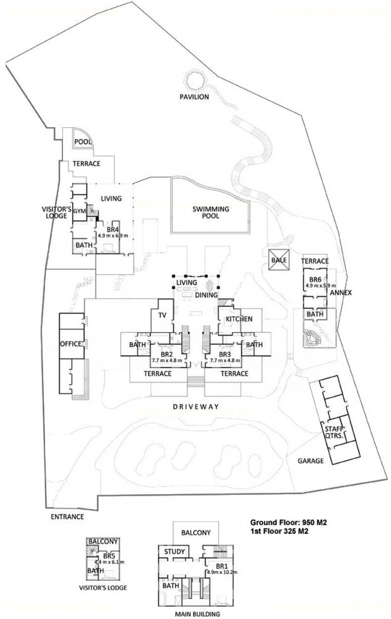 Villa Bukit Naga Plan